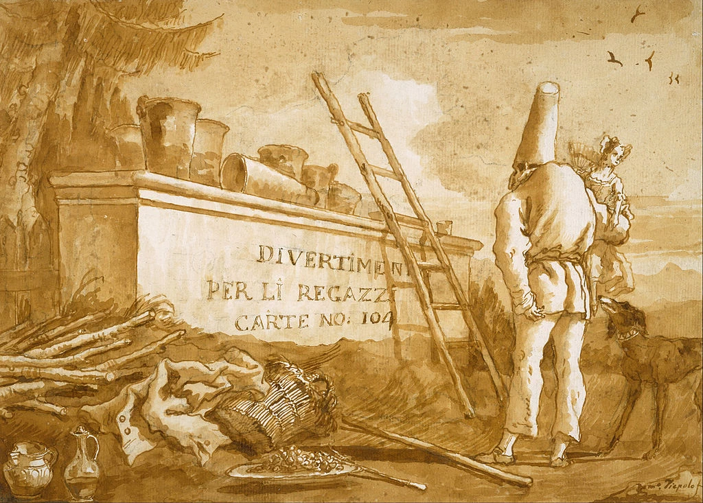 Bozzetto per il libro su Pulcinella